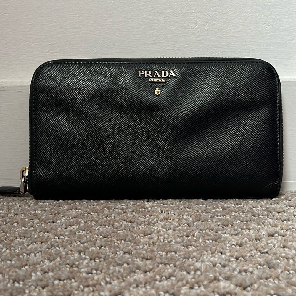 AUTHENTIC Pre-Owned Prada Large Saffiano Leather Wallet